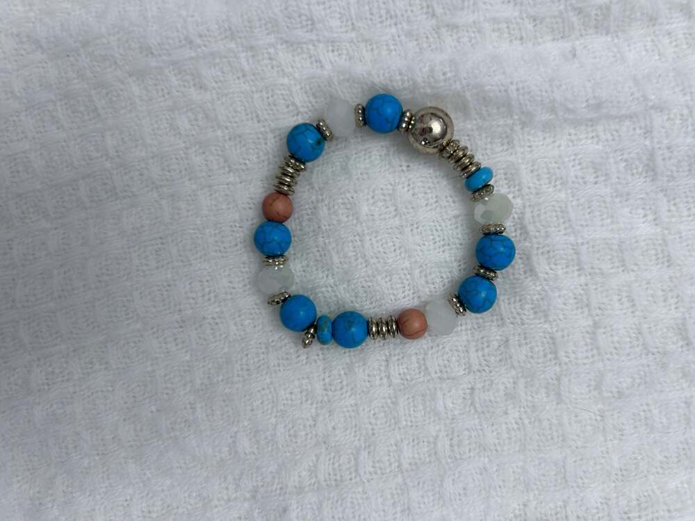 Multi stone Turquoise Beaded Bracelet